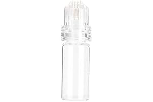 YUYTE Micro Needle Hyaluronic Filler, Halskrause Friseur 1 Rolle, 64 Nadeln Wasserlösliche Nadel, Akne, Narben, Hautalterung Gefriergetrocknetes Pulver Essenz Automatische Einführung Instrument 1Mm