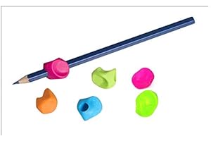 JPC Lot de 6 Grippies Aide écriture (Guide doigt) Grip coloris aléatoire