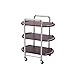 Produktbild Shao Jun Aufbewahrungswagen Werkzeugwagen - Hotel Service Car Tee Weinwagen Dessert Car Trolley 3-Schicht-Mobil-Rack @ (größe : 60x35x75CM)