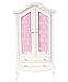 Produktbild Melody Jane Puppenhaus Miniatur Kinderzimmer Möbel Shabby Chic Weiß Kleiderschrank