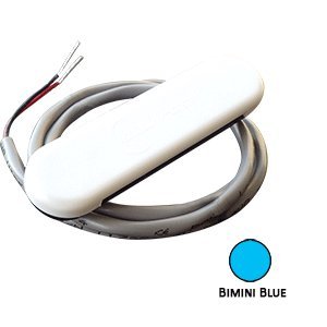 Shadow-Caster LED Lighting Shadow-Caster Courtesy Light w/2' Lead Wire - White ABS Cover - Bimini Blue - 4-Pack