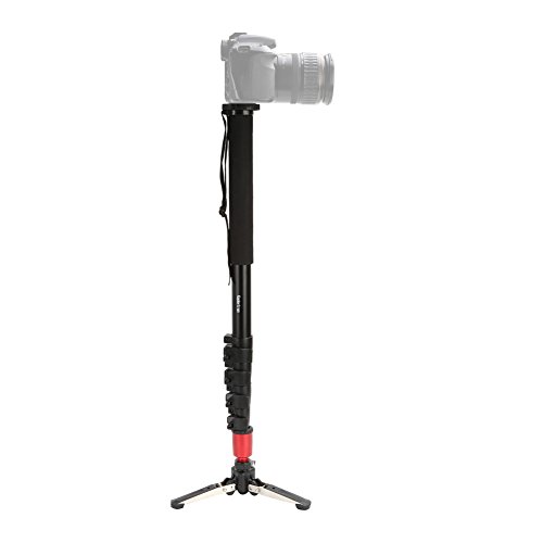 Koolertron Professionnel Cam  ra Manfrotto Monopode en Aluminium avec Trois Pieds de Support Stand Pliant et Sac de Transport 4 Sections Hauteur maximum 190cm pour Appareil Photo Tout Canon Sony Nikon  74 8 pouces 