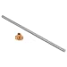 Produktbild Xcsource 200 mm Bleischraube Gewinde 8mm Pitch Linear Rail Schaft + Messing Flansch Mutter für CNC 3D Printer Z Achse TE 497