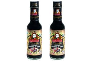 GHARANA SWAAD KA KHAZAANA Baron Vanilla Essence 155ml (Pack of 2) | Pure and Natural Vanilla Flavor | Rich & Aromatic | Extract for Baking, Desserts, and Beverages | Vanilla Flavoring for Cakes & Cookies