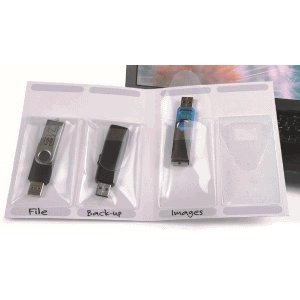 Preisvergleich Produktbild 10 x 3L USB-Taschen 52,5x90mm selbstklebend VE=10 Stück