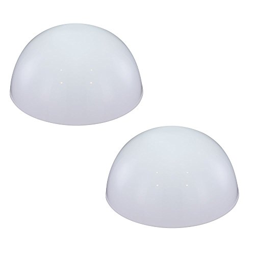 spécifications 2 x luminaire solaire à LED boule terrasse jardin hémisphère éclairage lampe chemin
