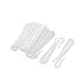 Produktbild sourcingmap 16 Stk 75 mm x 15 mm Bad weiß Gleitende hängende Dusche bestimmten Haken