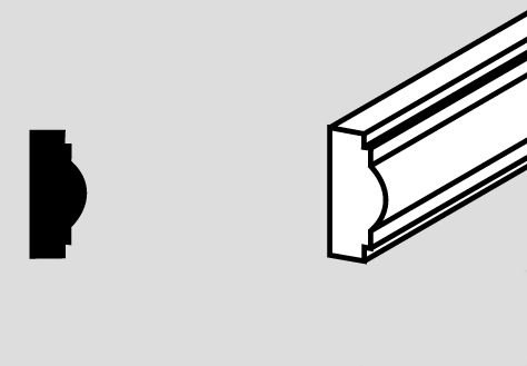 Preisvergleich Produktbild Wandpaneel-Leisten, Packung für das Puppenhaus