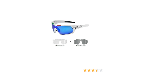 Salice 016 ITA Photochromiques Blanc-RW Bleu, Occhiali Unisex, Bianco :  Amazon.it: Sport e tempo libero