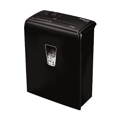 Fellowes 4682701 Destructeur de Documents M-3C 6 Feuilles Noir