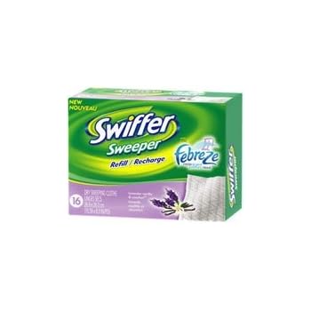 Swiffer Sweeper Dry Disposable Cloths - Lavender Vanilla Scent, 16 Count, Traps Dust & Hair