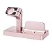 Produktbild Huihuiya Tragbare 2 in 1 Ladestation für Apple-Ladegerät-Halter für iWatch für iPhone 7/6/5 Phone Watch Bracket für Apple-Serie-Roségold