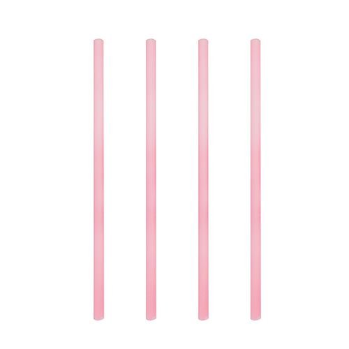 135 Shake-Halme Ø 8 mm, 25 cm rosa "pearly" 84242 Papstar Trinkhalme
