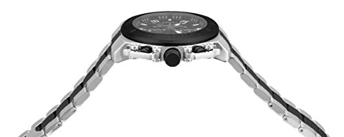 INVICTA Pro Diver Men's Quartz Watch with Black Dial Chronograph Display and Two Tone Plated Stainless Steel Bracelet - 23408