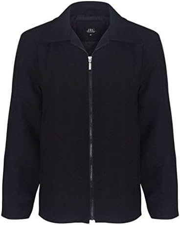 Mens Summer Light Weight Jacket Golf Style Sizes S- 5XL Flap Collars Comfortable Coat for All Occasions Beige Navy Grey Black Olive