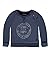 Marc O' Polo Kids Baby Boys Pullover 1/1 Arm Sweatshirt, Blue (mood Indigo Blue 3008), 3-6 Months