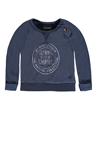 Marc O' Polo Kids Baby Boys Pullover 1/1 Arm Sweatshirt, Blue (mood Indigo Blue 3008), 3-6 Months