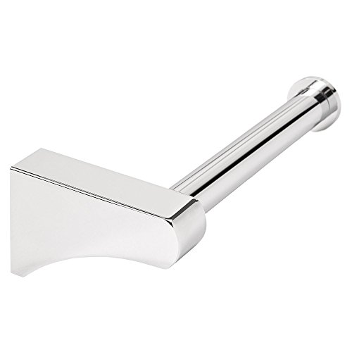 Preisvergleich Produktbild ECENCE Toilettenpapierhalter eckig Edelstahl poliert glänzend verchromt rostfrei Design Halter WC-Rollenhalter + Montagematerial (Bohren) 31020201