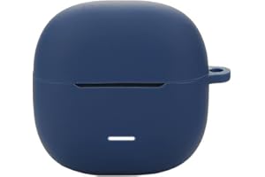 FTRONGRT Cover Compatibile con Xiaomi Redmi Buds 6 Lite, Silicone Morbido, Antigraffio, Bluetooth Scatola per Cuffie Custodia Protettiva Compatibile con Xiaomi Redmi Buds 6 Lite.Blu Navy