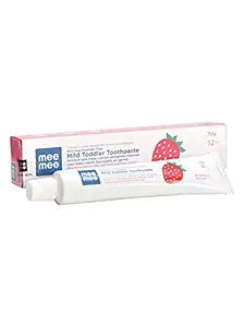 Mee Mee Fluoride Free Toothpaste, Strawberry, 70g