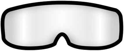 Univet 04.20.65 Replacement Lens with Clear Glass of Polycarbonate, Transparent