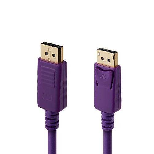 DisplayPort Kabel, 1.8m DisplayPort zu DisplayPort Ultra HD 1080p 4K-Auflösung Bereit Cable (lila) von SZCTKlink - 8