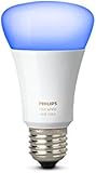 Philips Hue White and Colour Ambiance Wireless lighting 10 W E27 Richer Colours LED Bulb, Works with Alexa