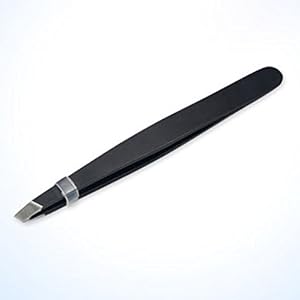 Professional Beauty Eyebrow Tweezers Slanted Tip Stainless Steel Tweezer - Image 3