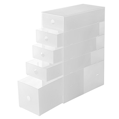 SONGMICS-Organiseur-de-Maquillage-Rangement-des-cosmtiques-translucide-avec-5-tiroirs-poignes-dcoupes-pour-Salle-de-Bain-Chambre-Bureau-JMU22WT-5-tiroirs