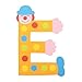 Tatiri Crazy Clown Letter E ((Orange) Spots)