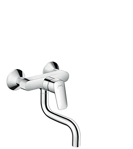 hansgrohe Logis Einhebel-Küchenmischer, Wandmontage, chrom