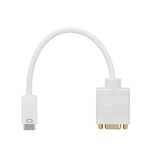rocabo Mini DVI zu VGA Adadapter – Mini DVI-Stecker zu VGA-Buchse – Full HD 1080p – 0,15 m – weiß - 2