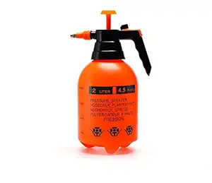STUTI WORLDGarden Pump Pressure Sprayer Lawn Sprinkler Water Mister Spray Bottle for Herbicides, Pesticides, Fertilizers, Plants Flowers 2 Liter Capacity -Spray Bottle Plant Water Garden Sprayer Bottle 2 Litre, Garden Pump Pressure Sprayer, Sanitizer Pressure Sprayer Pump, Gardening Tools car and Bike wash-Blue (ORANGE)