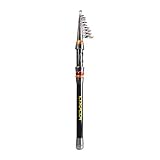 Lixada Caña de Pescar Fibra de Carbon Portátil Telescópico 1,8M 2,1M 2,4M 2,7M 3,0M 3,6M