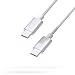 Produktbild OMARS USB-C auf USB C 2.0 Kabel 1m für USB Type-C Geräte: das neue MacBook, ChromeBook Pixel, Nexus 5X, Nexus 6P, OnePlus 2 und weitere (1m, Silber)