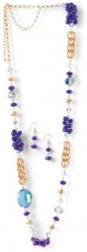 Beaded Radiant Orchid Long Chain