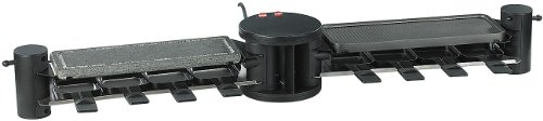 Rosenstein & Söhne Variabler Raclette-Grill RCL-180 für 2-8 Personen, 1.200 Watt - 3