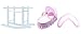 Kinder Valley Baby Bundle Moses Nursing Pillow and Stand (Pink/ White)