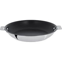 Cristel - P30QMPE - Poêle inox 30cm sans poignée amovible- Anti-adhérent Exceliss+ Collection Casteline