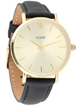 Cluse Geschenkset Minuit Amour Damenuhr mit 2 Bändern CLG001