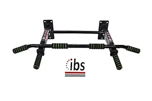 IBS Wall Mounting Pull up Bar Solid Fitness Accessory for Home Gym (Color-Black)
