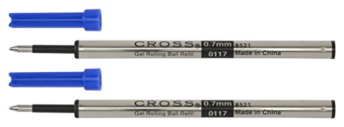 A. T. Cross Gel Rollerball-Minen Blau Blisterkarte mit 2 Minen für alle Selectip Pens - 4