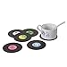 Produktbild Vinyl-Untersetzer für Kaffee, Retro-CD-Schallplatten, 6 Stück