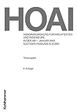 HOAI Eurofassung 2002: Honorarordnung für Architekten und Ingenieure in der ab 1. Januar 2002 gültigen Fassung by 