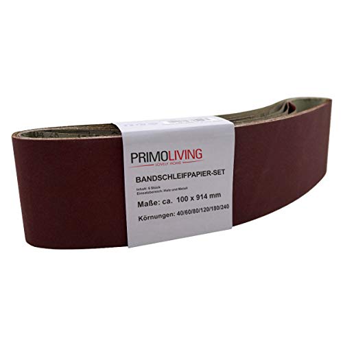 Preisvergleich Produktbild 18x Bandschleifpapier 100x914mm