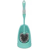 Spotzero by Milton Slim Toilet Brush with Caddy (Aqua Green)