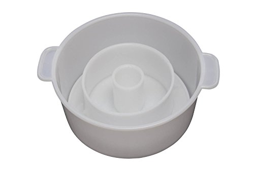 Hochwertige Käseform mit Druckzylinder | Für Käseleibe bis zu 1,2kg | D=150mm, Höhe=70mm | Stabil und dickwandig – Für Dauereinsatz geeignet (Käseform) - 3