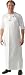 Produktbild schwere Fleischerschürze weiße Gummischürze 125 x 95 cm aus PVC - 540 gr /m² (Typ # 94)