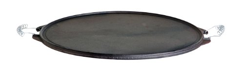Paella World International Gusseisengrillplatte Light, Schwarz, Ø 42 cm - 2