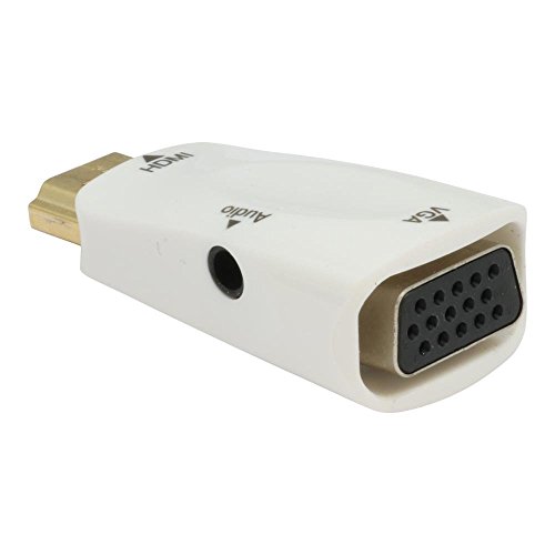 The Pi Hut HDMI zu VGA Adapter mit Audio Ausgang für PC, Laptop, Raspberry Pi an VGA Monitor, 100% Raspberry Pi kompatibel - 3